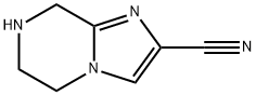 Imidazo[1,2-a]pyrazine-2-carbonitrile, 5,6,7,8-tetrahydro- 结构式