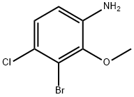 3-Bromo-4-chloro-2-methoxybenzenamine Structure