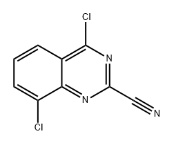 4,8-dichloroquinazoline-2-carbonitrile 结构式