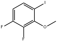 1,2-difluoro-4-iodo-3-methoxybenzene 结构式