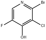 2-Bromo-3-chloro-5-fluoropyridin-4-ol Structure