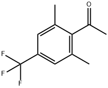 Ethanone, 1-[2,6-dimethyl-4-(trifluoromethyl)phenyl]- Structure