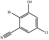 2-溴-5-氯-3-羟基苯甲腈,2091418-98-1,结构式