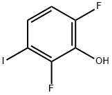 2,6-difluoro-3-iodophenol Structure