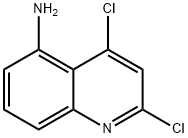 5-Quinolinamine, 2,4-dichloro- Structure