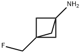 Bicyclo[1.1.1]pentan-1-amine, 3-(fluoromethyl)- 结构式