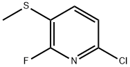 Pyridine, 6-chloro-2-fluoro-3-(methylthio)- Structure