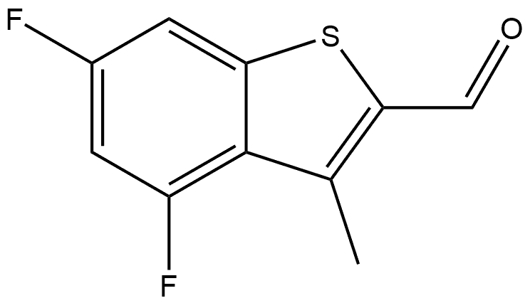 2091560-49-3 4,6-difluoro-3-methylbenzo[b]thiophene-2-carbaldehyde