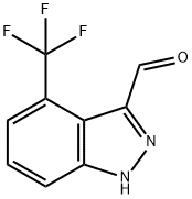 4-(trifluoromethyl)-1H-indazole-3-carbaldehyde|