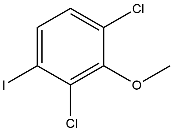 1,3-Dichloro-4-iodo-2-methoxybenzene Structure