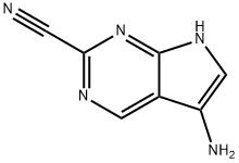 5-Amino-7H-pyrrolo[2,3-d]pyrimidine-2-carbonitrile Structure