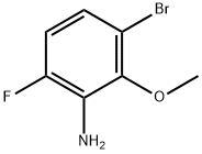 Benzenamine, 3-bromo-6-fluoro-2-methoxy- Struktur