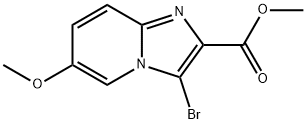 methyl 3-bromo-6-methoxyimidazo[1,2-a]pyridine-2-carboxylate|