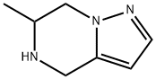 6-methyl-4h,5h,6h,7h-pyrazolo[1,5-a]pyrazine Struktur