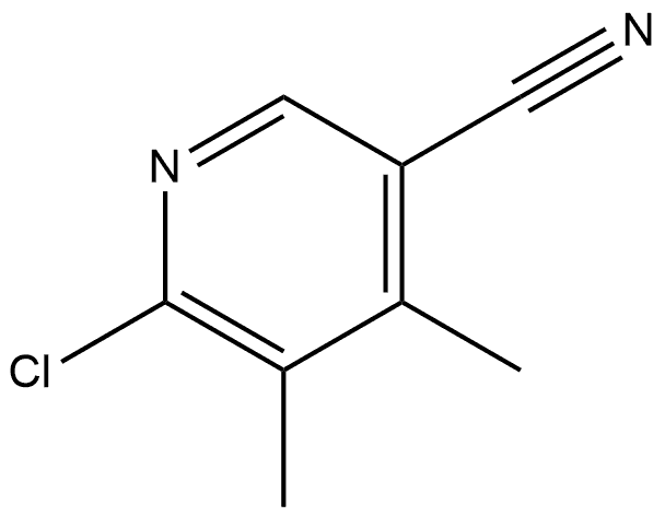 6-氯-4,5-二甲基烟腈, 2091802-98-9, 结构式