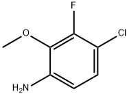 Benzenamine, 4-chloro-3-fluoro-2-methoxy-|4-氯-3-氟-2-甲氧基苯胺