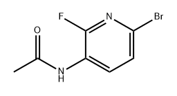 N-(6-溴-2-氟吡啶-3-基)乙酰胺, 2091886-07-4, 结构式