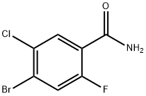 4-Bromo-5-chloro-2-fluorobenzamide Struktur