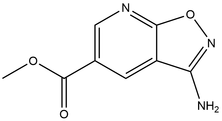 Methyl 3-Aminoisoxazolo[5,4-b]pyridine-5-carboxylate Structure