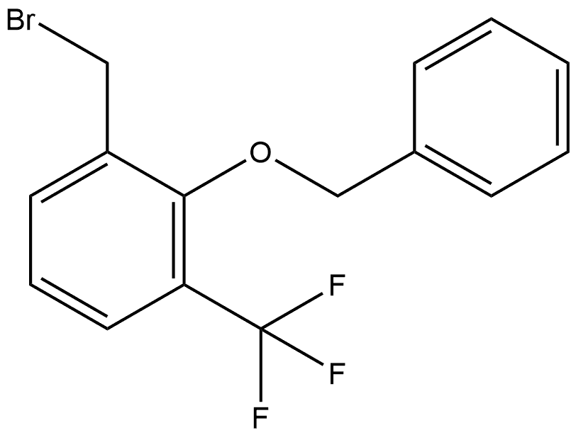 1-(Bromomethyl)-2-(phenylmethoxy)-3-(trifluoromethyl)benzene Structure