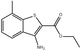 3-氨基-7-甲基苯并[B]噻吩-2-羧酸乙酯,2092140-45-7,结构式