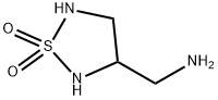 1,2,5-Thiadiazolidine-3-methanamine, 1,1-dioxide 化学構造式