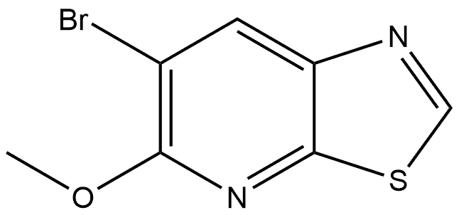 6-bromo-5-methoxythiazolo[5,4-b]pyridine Structure