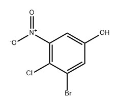 Phenol, 3-bromo-4-chloro-5-nitro-,2092471-23-1,结构式