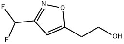 5-Isoxazoleethanol, 3-(difluoromethyl)- Struktur