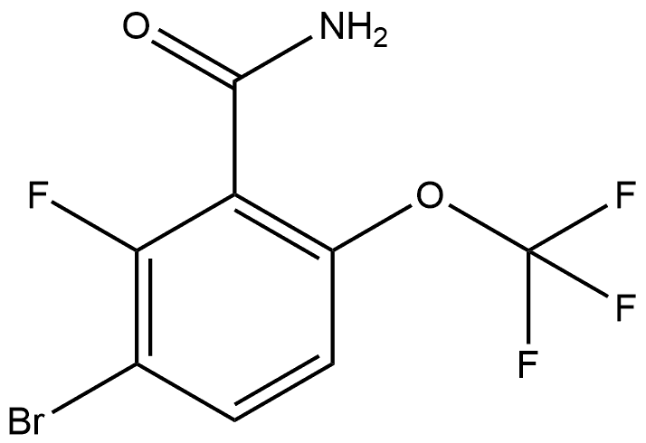 3-Bromo-2-fluoro-6-(trifluoromethoxy)benzamide|