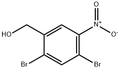 Benzenemethanol, 2,4-dibromo-5-nitro- Structure