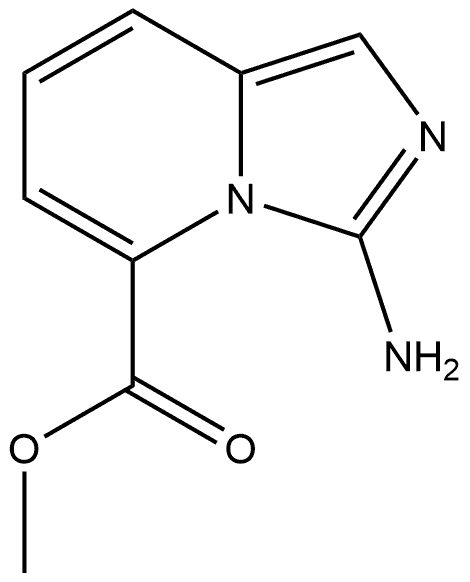 3-Amino-imidazo[1,5-a]pyridine-5-carboxylic acid 结构式