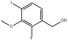 (2-Fluoro-4-iodo-3-methoxyphenyl)methanol 化学構造式