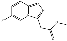 methyl 2-{6-bromoimidazo[1,5-a]pyridin-3-yl}acetate Structure