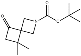 Tert-butyl 7,7-dimethyl-5-oxo-2-azaspiro[3.3]heptane-2-carboxylate Structure