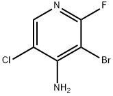 3-溴-5-氯-2-氟吡啶-4-胺, 2092832-13-6, 结构式