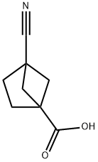 4-Cyanobicyclo[2.1.1]hexane-1-carboxylic acid,2092839-61-5,结构式