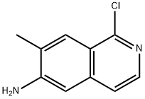 1-Chloro-7-methylisoquinolin-6-amine Structure