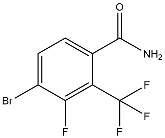 4-Bromo-3-fluoro-2-(trifluoromethyl)benzamide|