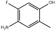 Phenol, 4-amino-5-fluoro-2-methyl- 化学構造式