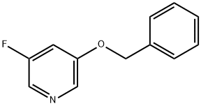 Pyridine, 3-fluoro-5-(phenylmethoxy)- 结构式