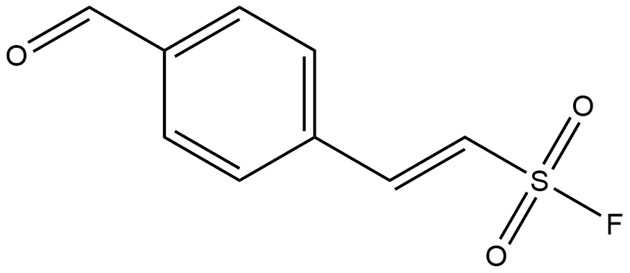 (1E)-2-(4-Formylphenyl)ethenesulfonyl fluoride Structure