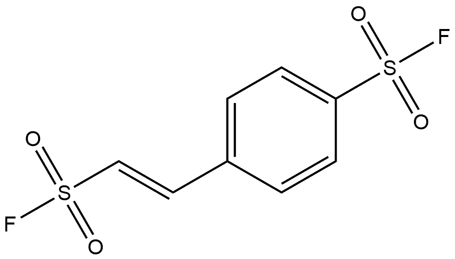 Benzenesulfonyl fluoride, 4-[(1E)-2- 化学構造式