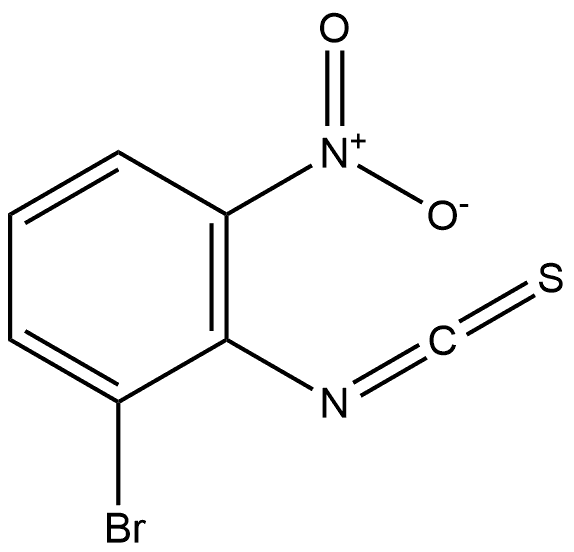 2-溴-6-硝基苯基异硫氰酸酯, 2093433-95-3, 结构式