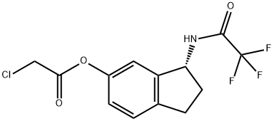 209394-88-7 Acetic acid, 2-chloro-, (3R)-2,3-dihydro-3-[(2,2,2-trifluoroacetyl)amino]-1H-inden-5-yl ester