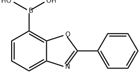 Boronic acid, B-(2-phenyl-7-benzoxazolyl)- 化学構造式