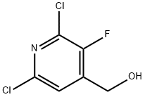 4-Pyridinemethanol, 2,6-dichloro-3-fluoro- Structure