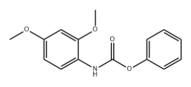 Carbamic acid, (2,4-dimethoxyphenyl)-, phenyl ester (9CI) 化学構造式