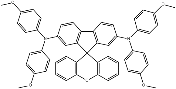 Spiro[9H-fluorene-9,9′-[9H]xanthene]-2,7-diamine Structure