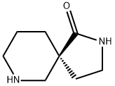 2,7-Diazaspiro[4.5]decan-1-one, (5S)- Struktur